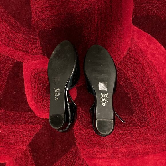 Iron Fist Black Patent Leather Flats | Retro | Art Deco | EUC | US 9 | EU 40 - Picture 9 of 10